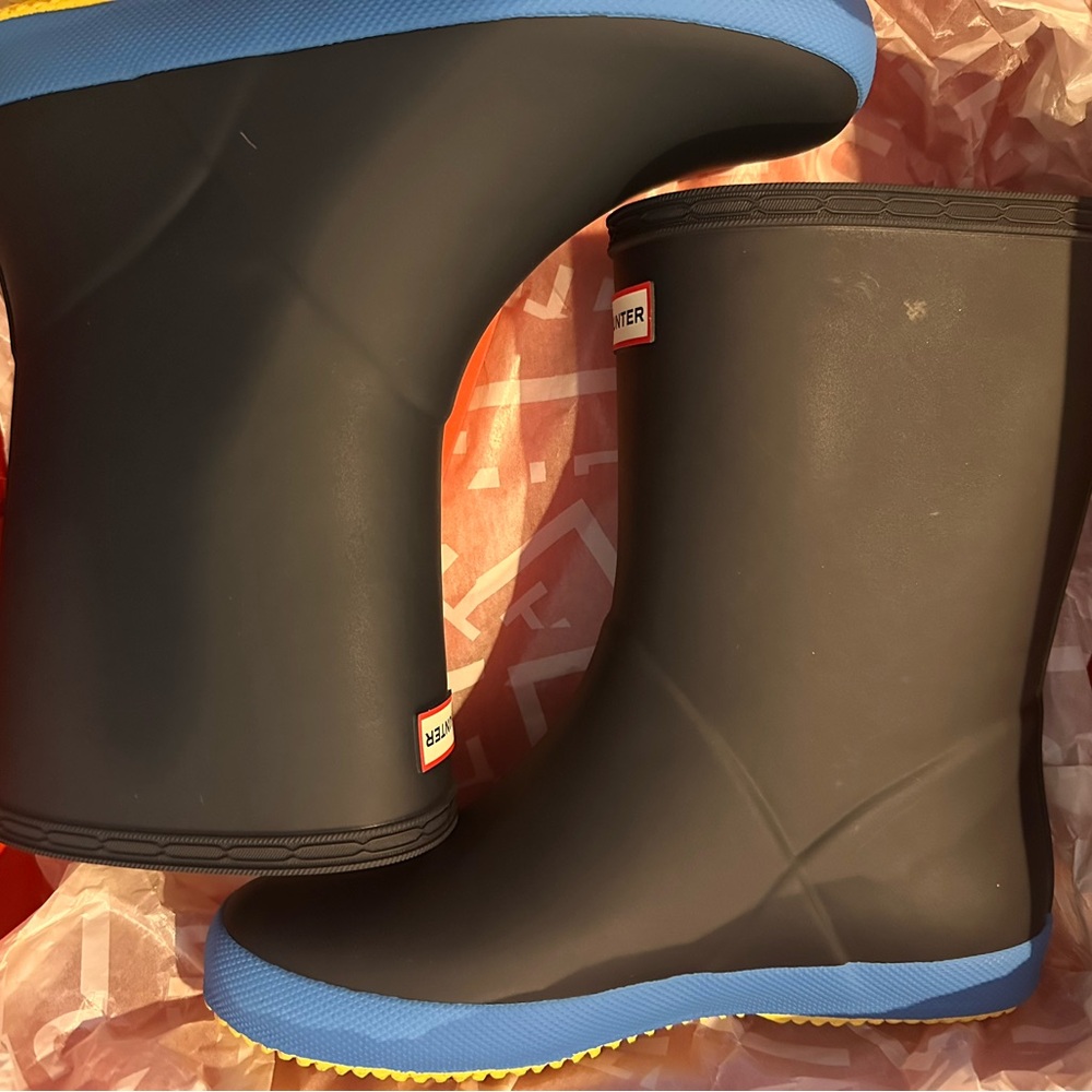 Hunter Navy Children's Rain Boots